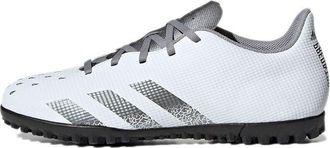 adidas Predator Freak.4 Turf Soccer Shoes Cloud White Iron Metallic Solar Red FY6339