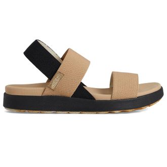 Keen Elle Backstrap Textile Womens Slingbacks Sandals - Cornstalk Black - Size:UK 4.5