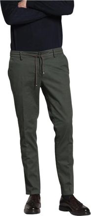 Mason's Broeken, Heren, Groen, XS, Katoen, Groene extra slim fit chino broek