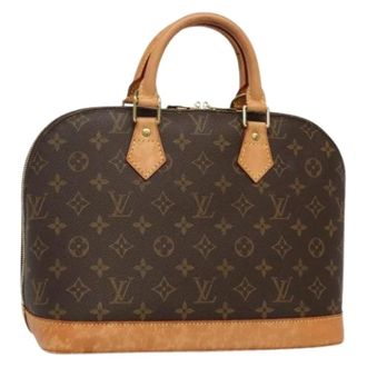 Louis Vuitton Pre-owned Handbags, female, Brown, Size: ONE SIZE Pre-owned Vintage Canvas Handbag