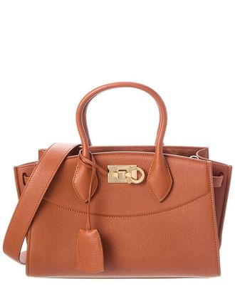 Ferragamo Studio Leather Tote