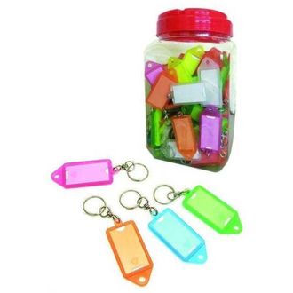 Vigor Llaveros Gigantes Con Tarro Giratorio, 150 Piezas