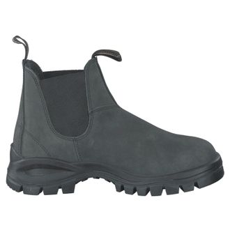 Blundstone 2238 Nubuck Unisex Ankle Boots - Rustic Black - Size:UK 10.5