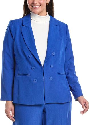 Tahari by ASL Plus Solid Blazer