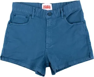 Solid & Striped Blue Cotton Shorts Size 26/66