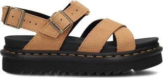 Dr. Martens Schoenen, Dames, Beige, 41 EU, Leer, Voss II Sandalen