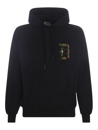 Dr&ocirc;le de Monsieur Sweatshirt hooie role and monsieur in cotton