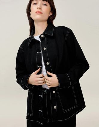 Omnes Womens Magnus Jacket in Black - Size: 14