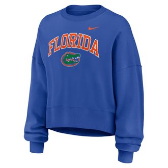Nike Florida Phoenix Arch Nike Womens College Pullover Crew in Blue | 01D74EVUFN-Y48