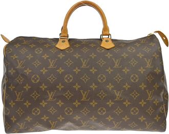 Louis Vuitton Speedy Monogram Canvas Brown Canvas Handbag (Pre-Owned)