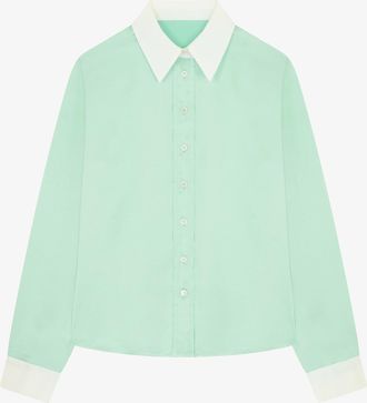 Serena Bute Satin Serena Shirt - Mint