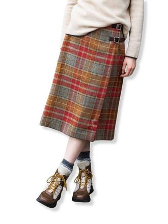 Celtic & Co. British Midi Celt Kilt in Autumn Tartan at Nordstrom, Size 12