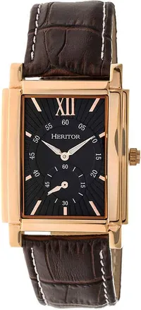 Heritor Frederick Automatic Brown Dial Mens Watch HR6105