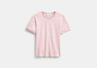 Coach Signature Ringer T-Shirt