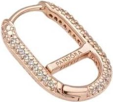 Pandora ME Pav&eacute; Link Oorbel - Dames - Oorbellen - Roze - ONE Size - Accessoires