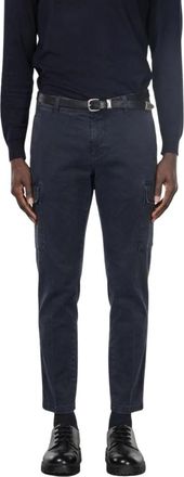 Mason's Chile 1 Pinces Cargo Broek - Heren - Slim Fit Broeken - Blauw - 3XL - Katoen - Broeken