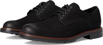 Cole Haan Chamberlin Grand Plain Toe Oxfords Mens Slip on Shoes Black Nubuck/Black Water Resistant : 10.5 D - Medium, Synthetic