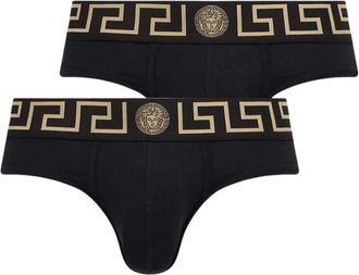 Versace Heren, Ondergoed, Zwart, Maat: 2XL