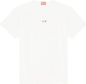 Diesel T-Norm-Iod T-shirt - Heren - T-shirts - Wit - S - Katoen - Tops