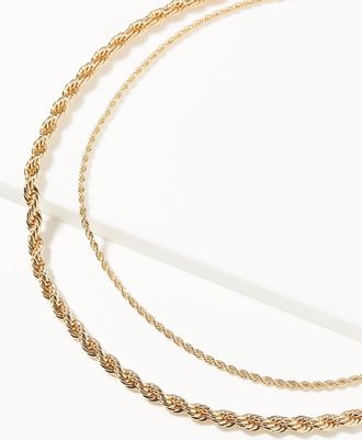 Simons Womens Double-chain necklace