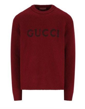 Gucci Bordeaux Wolmix Trui