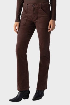 Sanctuary Corduroy Hayden Bootcut Pant In Brown Sugar