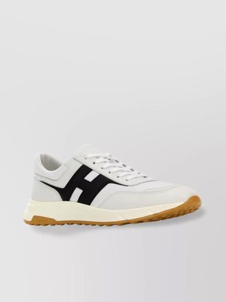 Hogan leather sneakers panel contrast
