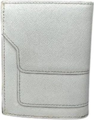 Marni Pre-owned Vintage Compact Wallet - Dames - Vintage Accessoires - Wit - ONE Size - Leer - Vintage