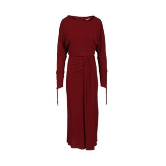 Max Mara Dames, Jurken, Rood, Maat: S Viscose