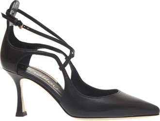 Ninalilou Pumps - Dames - Pumps - Zwart - 40 EU - Leer - Schoenen