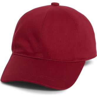 Nordstrom Brushed Cotton Baseball Cap in Terracotta at Nordstrom