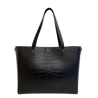 Jimmy Choo London Black Leather Tote Bag (Pre-Owned)