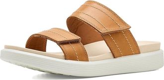 Ecco Soft Two Band Womens Sandals Lion/Lion : EU 41 (US Womens 10-10.5) M, Leather