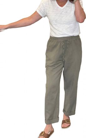 Dylan Drawstring Pants In Olive