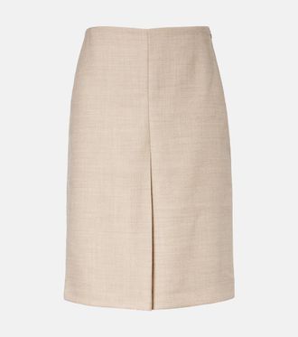 Joseph Duggan virgin wool midi skirt