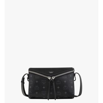 MCM Diamant 3d Shoulder Bag In Visetos Leather Mix