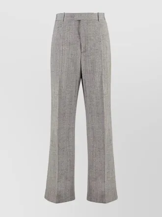 Bottega Veneta silk wide-leg trousers