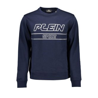 Plein Sport Blue Cotton Mens Mens Sweatshirt