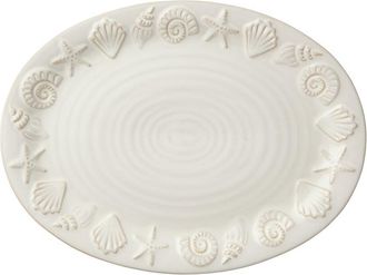 Certified International Coastline Cream Oval Platter