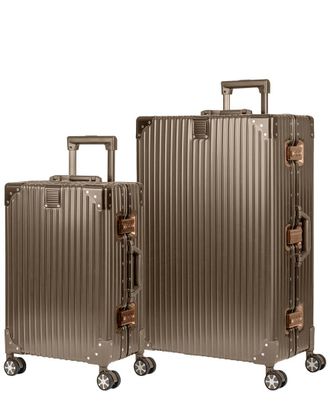 Champs Luggage Elite Aluminum 2Pc Luggage Set