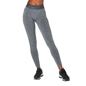 Everlast Womens Seamless Taped Leggings Yoga Pants New Charcoal 18 (2XL)