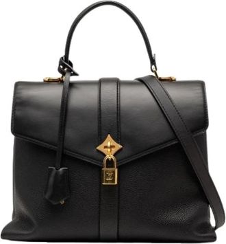 Louis Vuitton Pre-owned Rose Des Vent - Dames - Vintage Handtas - Zwart - ONE Size - Leer - Vintage