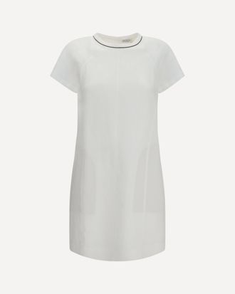 Brunello Cucinelli Midi linen Dress Female XL