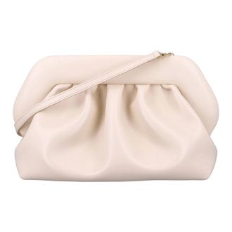 Themoir&egrave; Clutches, female, Beige, Size: ONE SIZE Shell Vegan Fabric Clutch Handbag
