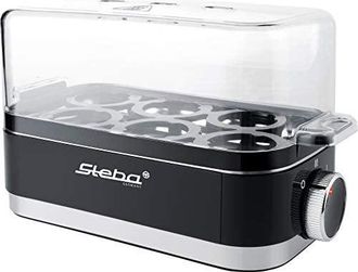 Steba Cocedor De Huevos Ek 7 Inserto Para Escalfar Para M&aacute;x. 6 Huevos Interruptor De Encendido/apagado Funci&oacute;n De Mantenimiento En Caliente Bandeja