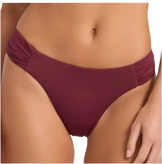 Seafolly Seafolly Collective High Leg Ruched Side Pant Bikini-Bottom f&uuml;r Damen | bunt