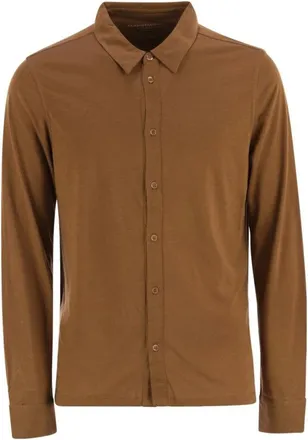 Majestic Filatures Uomo, Magliette, Marrone, XL, new