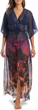 Bleu Rod Beattie Topical Print Cover-Up Dress in Multi at Nordstrom, Size Medium