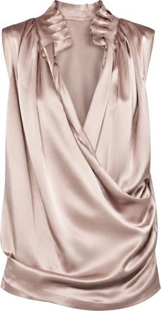Liviana Conti Ivy Top - - Tops - Donna - Beige - L