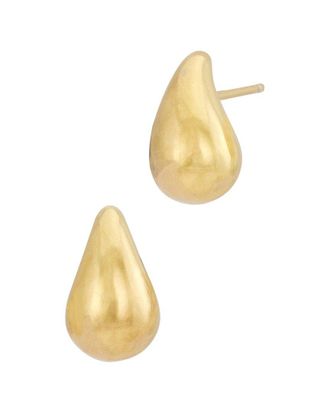 Savvy Cie Jewels 18K Over Silver Stud Earrings